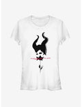 Disney Maleficent: Mistress Of Evil Black Rose Girls T-Shirt