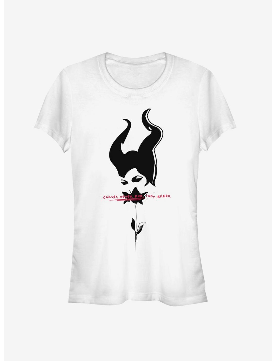 Disney Maleficent: Mistress Of Evil Black Rose Girls T-Shirt