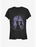 Disney Villains Maleficent Bone Heart Girls T-Shirt