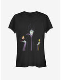 Disney Villains Maleficent Minimal Maleficent Girls T-Shirt