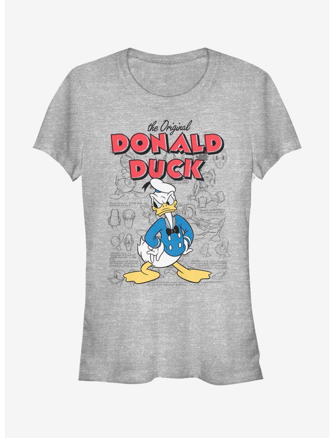 Disney Donald Duck Original Donald Sketchbook Girls T-Shirt