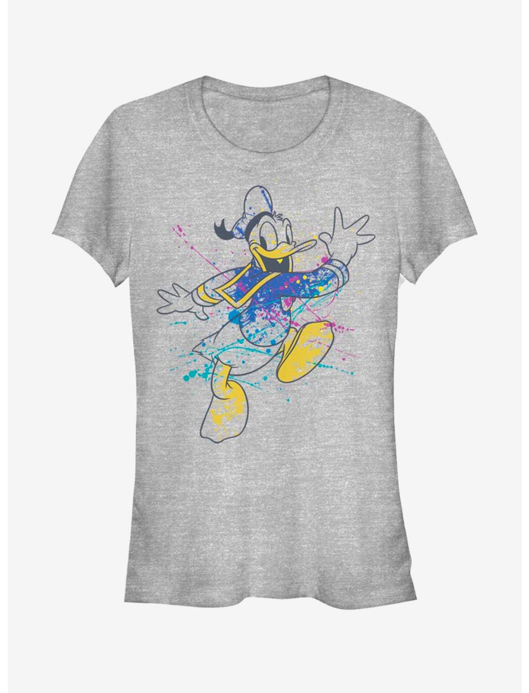 Disney Donald Duck Splatter Donald Girls T-Shirt