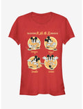 Disney Mickey Mouse Kung Fu Four Up Girls T-Shirt