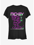 Disney Mickey Mouse Street Glow Girls T-Shirt