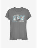 Frozen 2 Courage Woodcut Girls T-Shirt