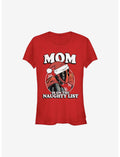 Marvel Deadpool Mom Is On The Naughty List Holiday Girls T-Shirt