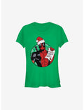 Marvel Deadpool Heroic Grandma Holiday Girls T-Shirt