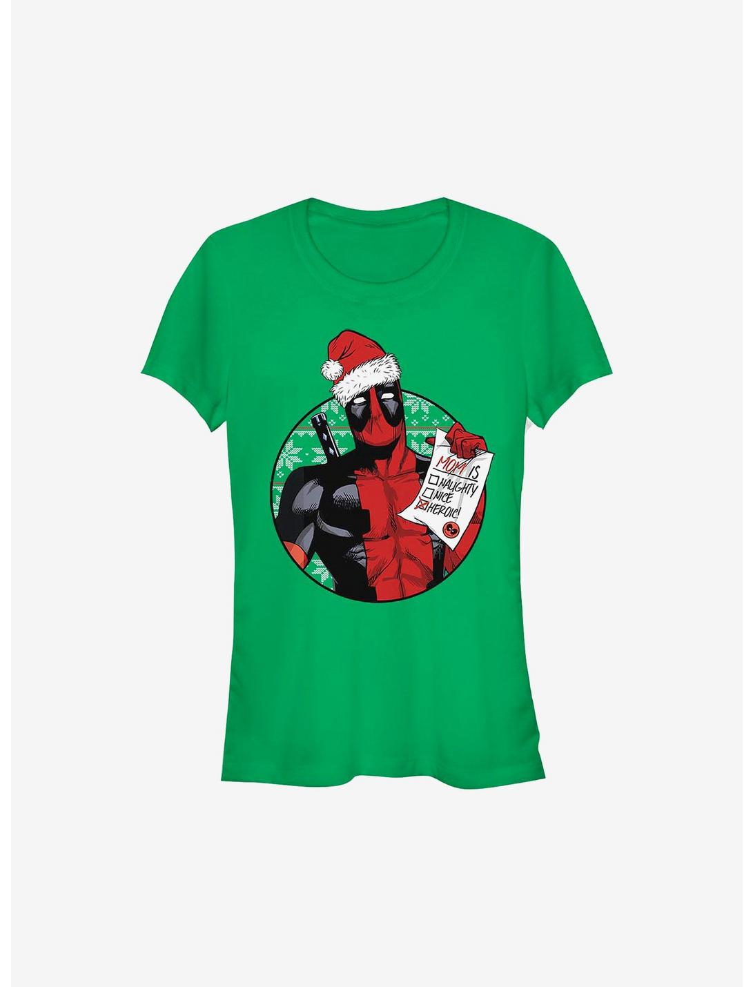 Marvel Deadpool Heroic Mom Holiday Girls T-Shirt