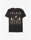 Super Mario Christmas Pattern Sweater T-Shirt