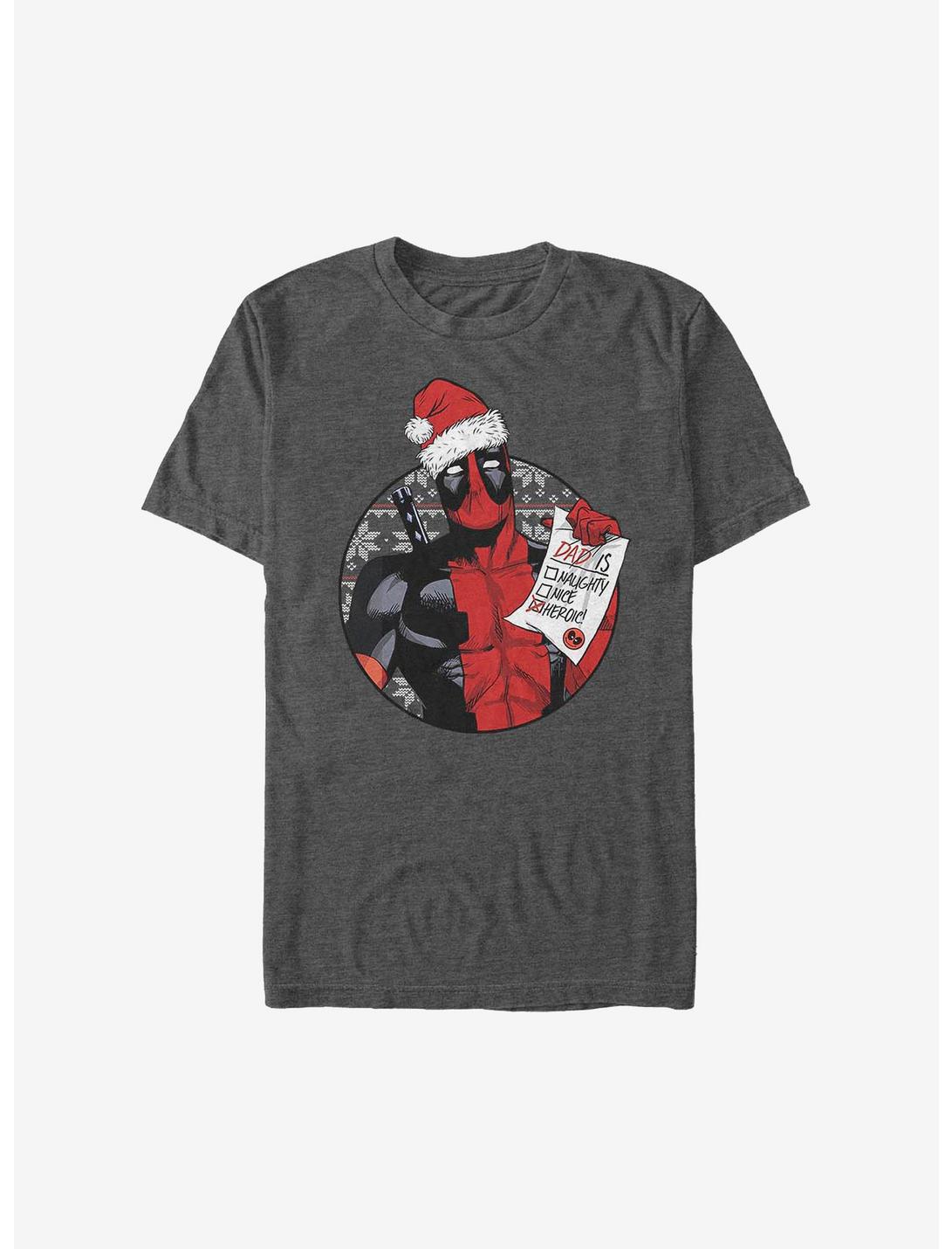Marvel Deadpool Dad Is On the Naughty List Holiday T-Shirt