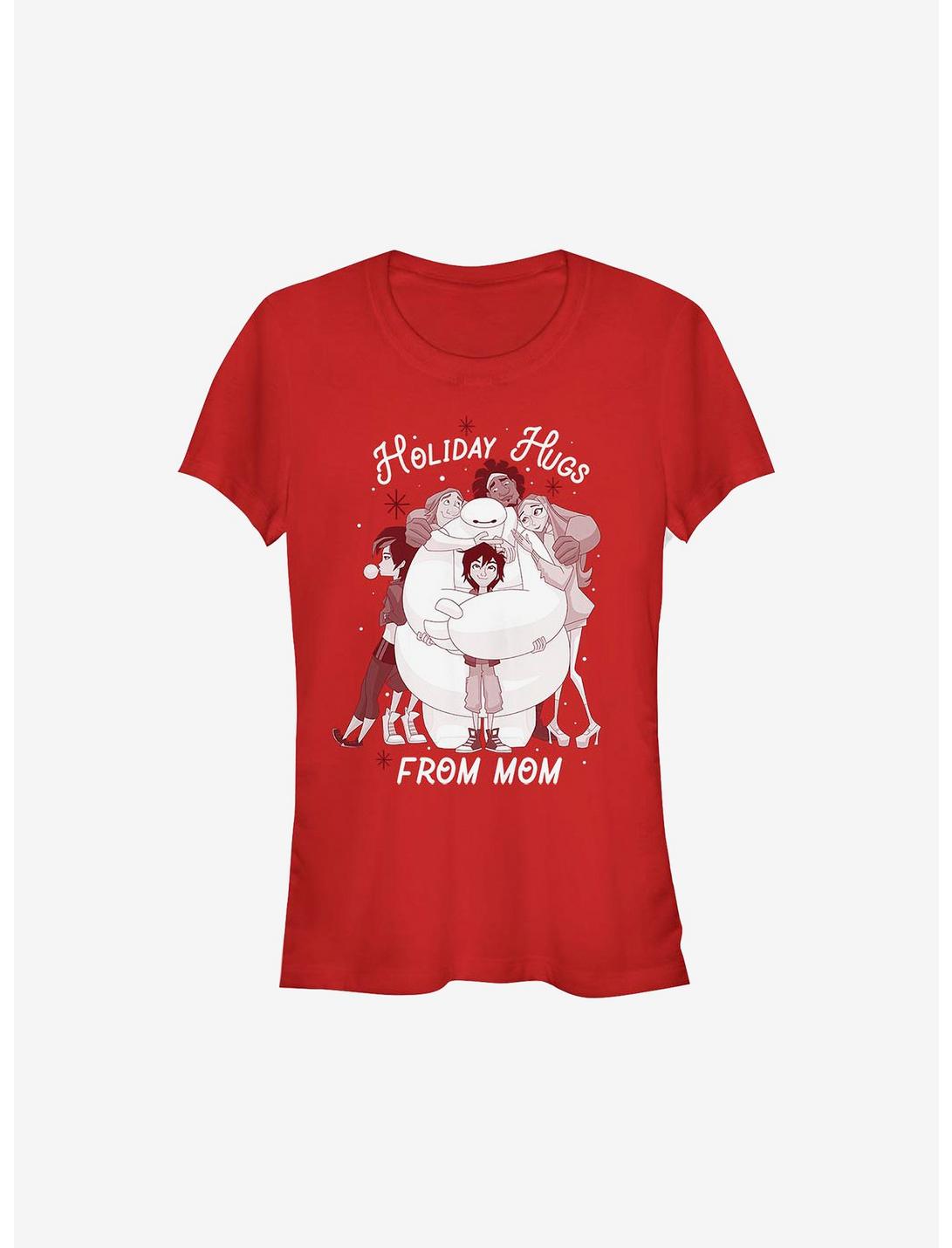 Big Hero 6 Holiday Hugs From Mom Girls T-Shirt