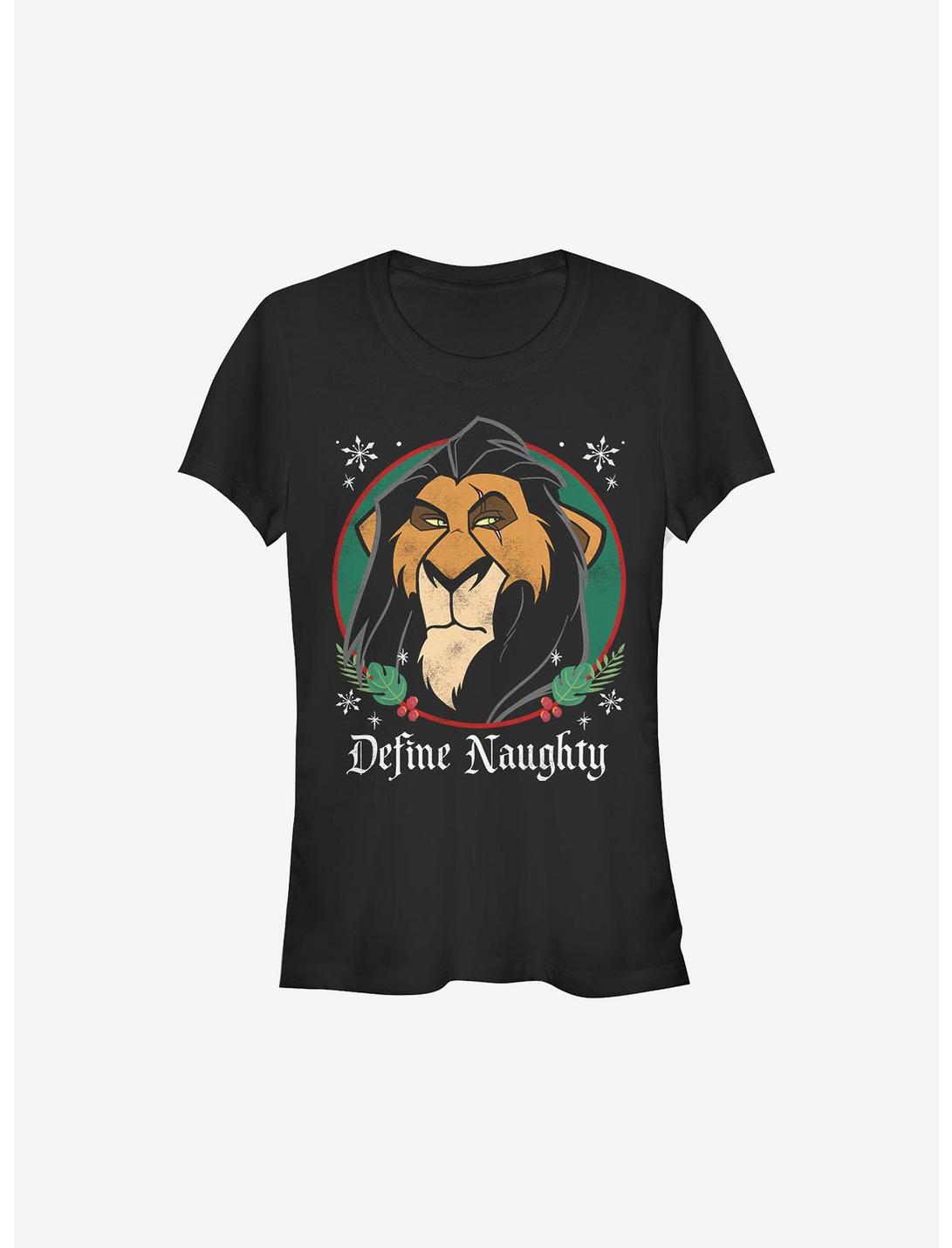 Disney The Lion King Define Naughty Holiday Girls T-Shirt