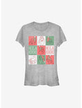 Disney Snow White Santa Squares Girls T-Shirt
