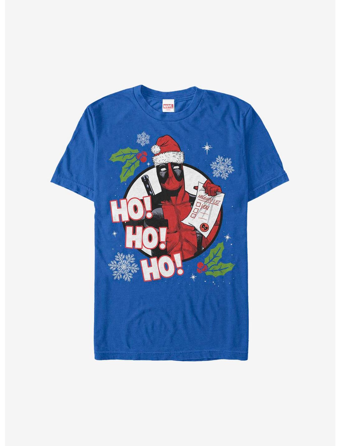 Marvel Deadpool Naughty List Holiday T-Shirt