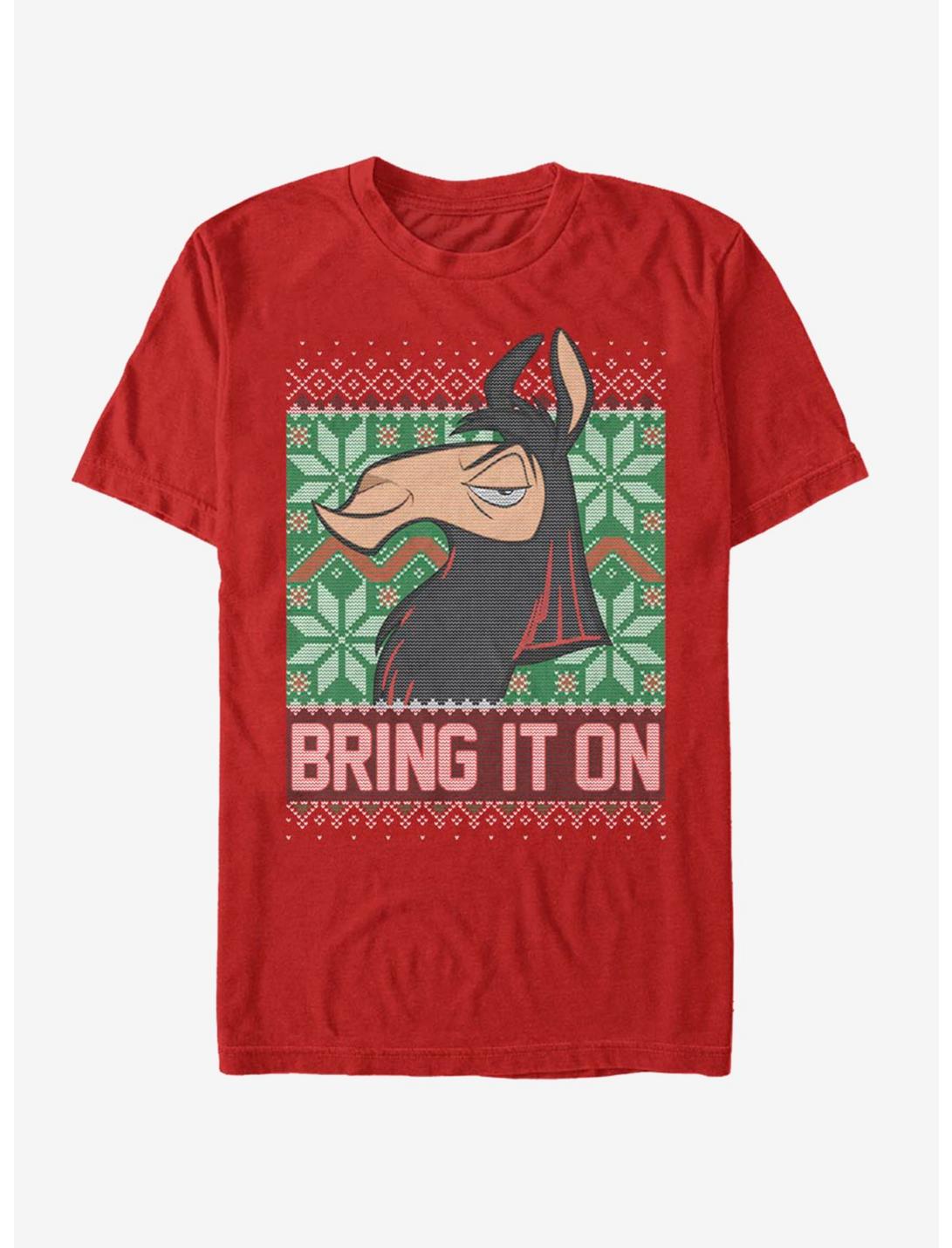 Disney Emperors New Groove Bring It Ugly Christmas T-Shirt