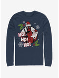 Marvel Deadpool Santa Naughty List Long-Sleve T-Shirt