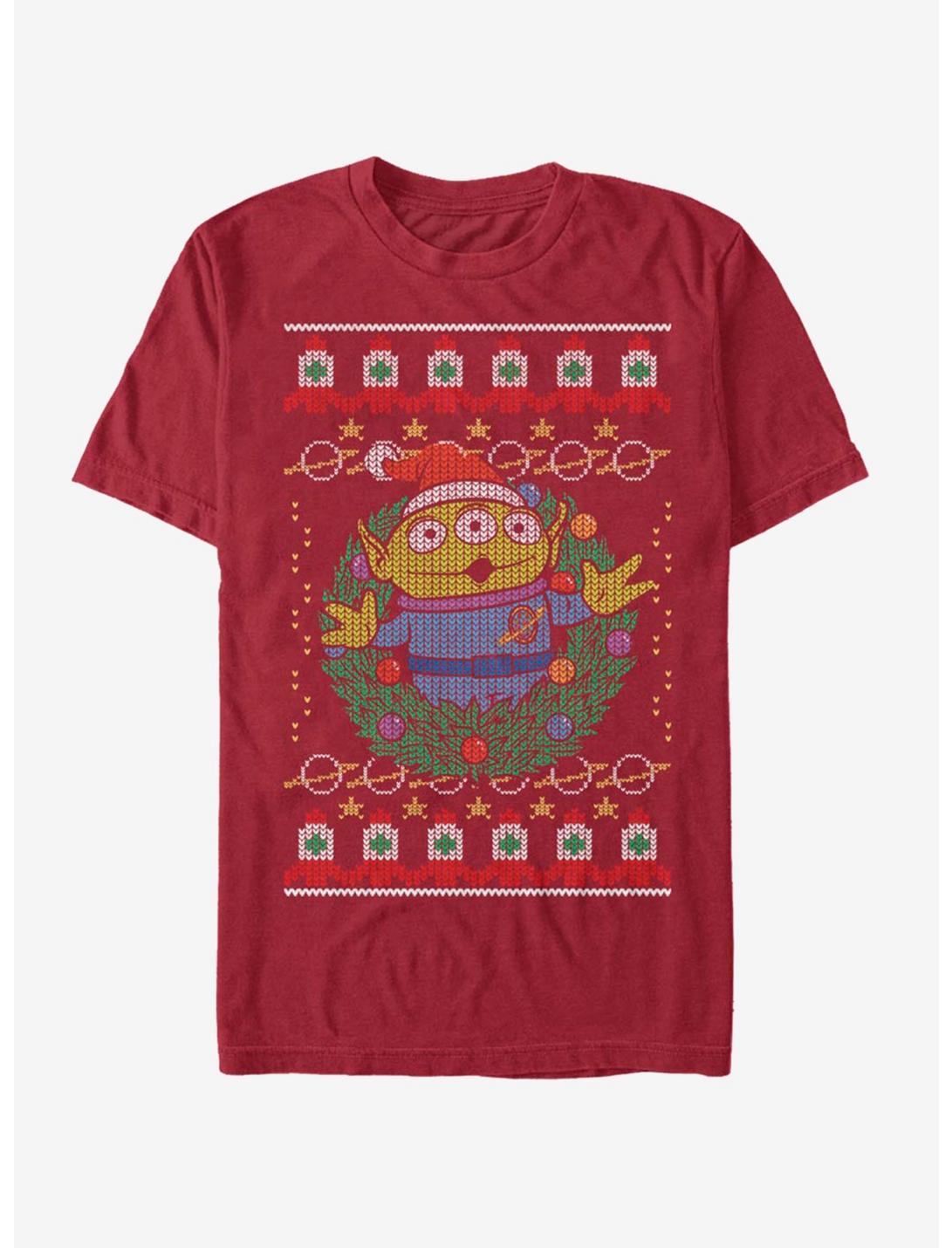 Disney Toy Story Santa Alien Ugly Christmas T-Shirt