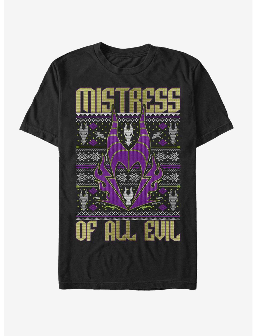 Disney Sleeping Beauty Maleficent Evil Christmas Sweater T-Shirt