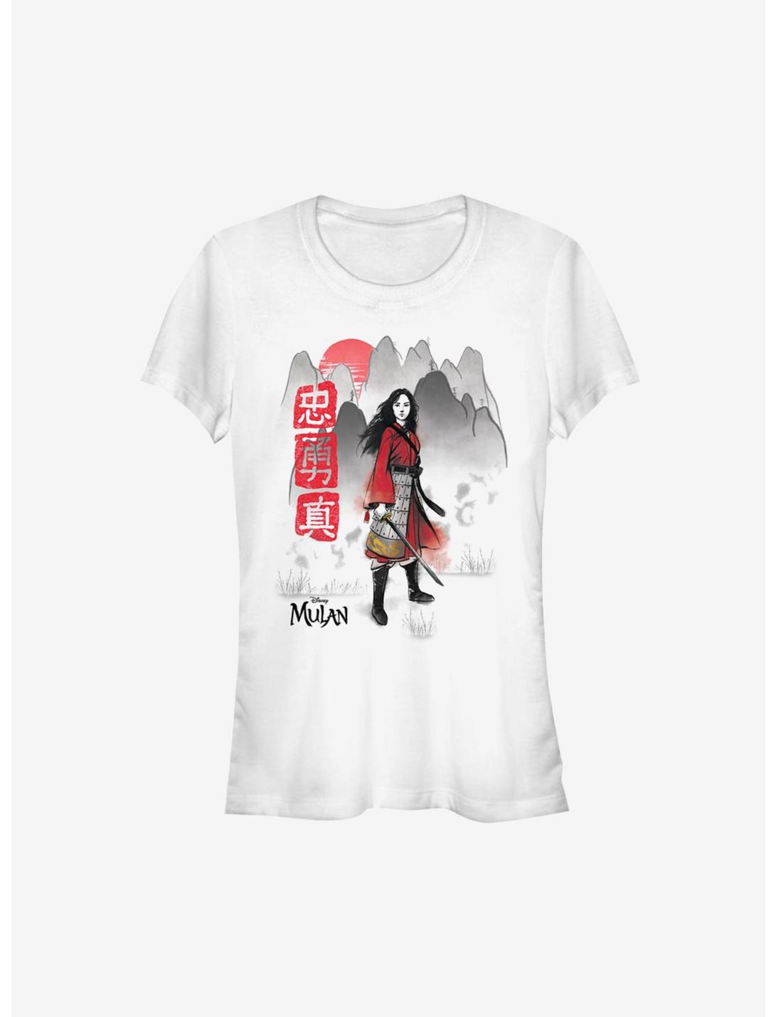 Disney Mulan Live Action Loyal Brave And True Girls T-Shirt