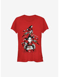 Disney Mulan Live Action Warrior Poses Girls T-Shirt