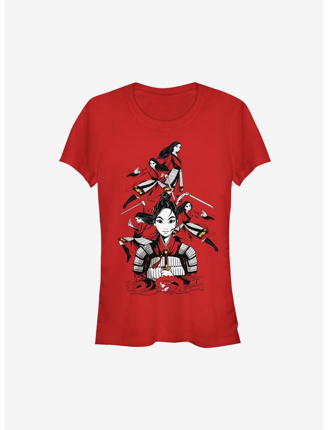 Disney Mulan Live Action Warrior Poses Girls T-Shirt
