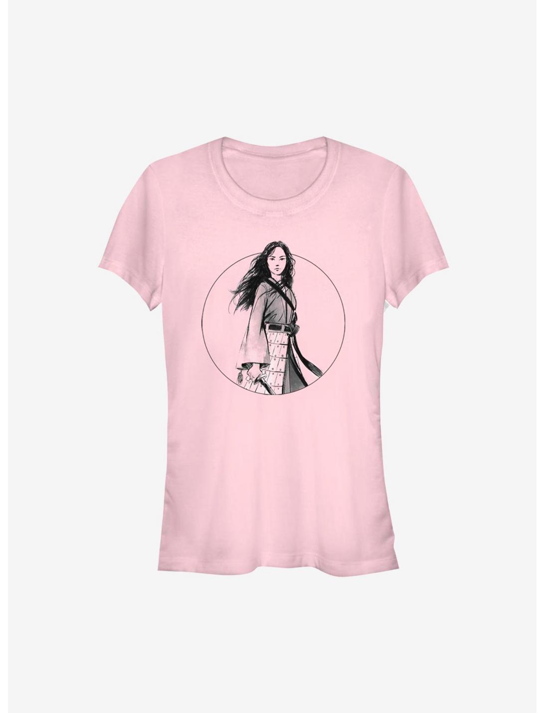 Disney Mulan Live Action Sketch Portrait Girls T-Shirt