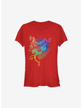 Disney Mulan Live Action Watercolor Phoenix Girls T-Shirt
