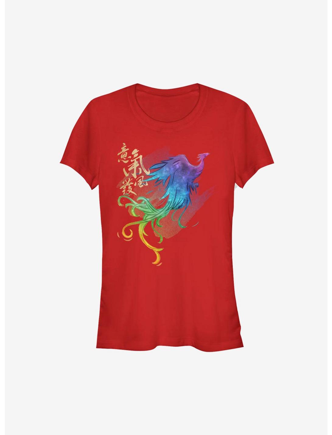Disney Mulan Live Action Watercolor Phoenix Girls T-Shirt