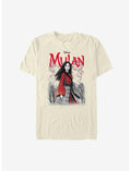 Disney Mulan Live Action Watercolor Title Poster T-Shirt