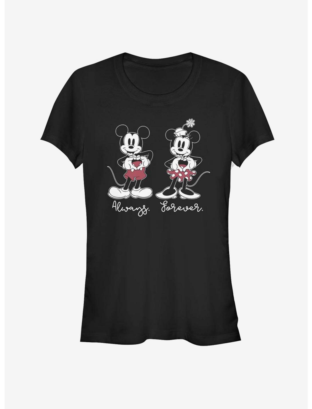 Disney Mickey Mouse & Minnie Mouse Always Forever Girls T-Shirt