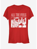 Disney Princess All The Feels Girls T-Shirt
