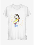 Disney Mulan Mulan And Mushu Watercolor Girls T-Shirt