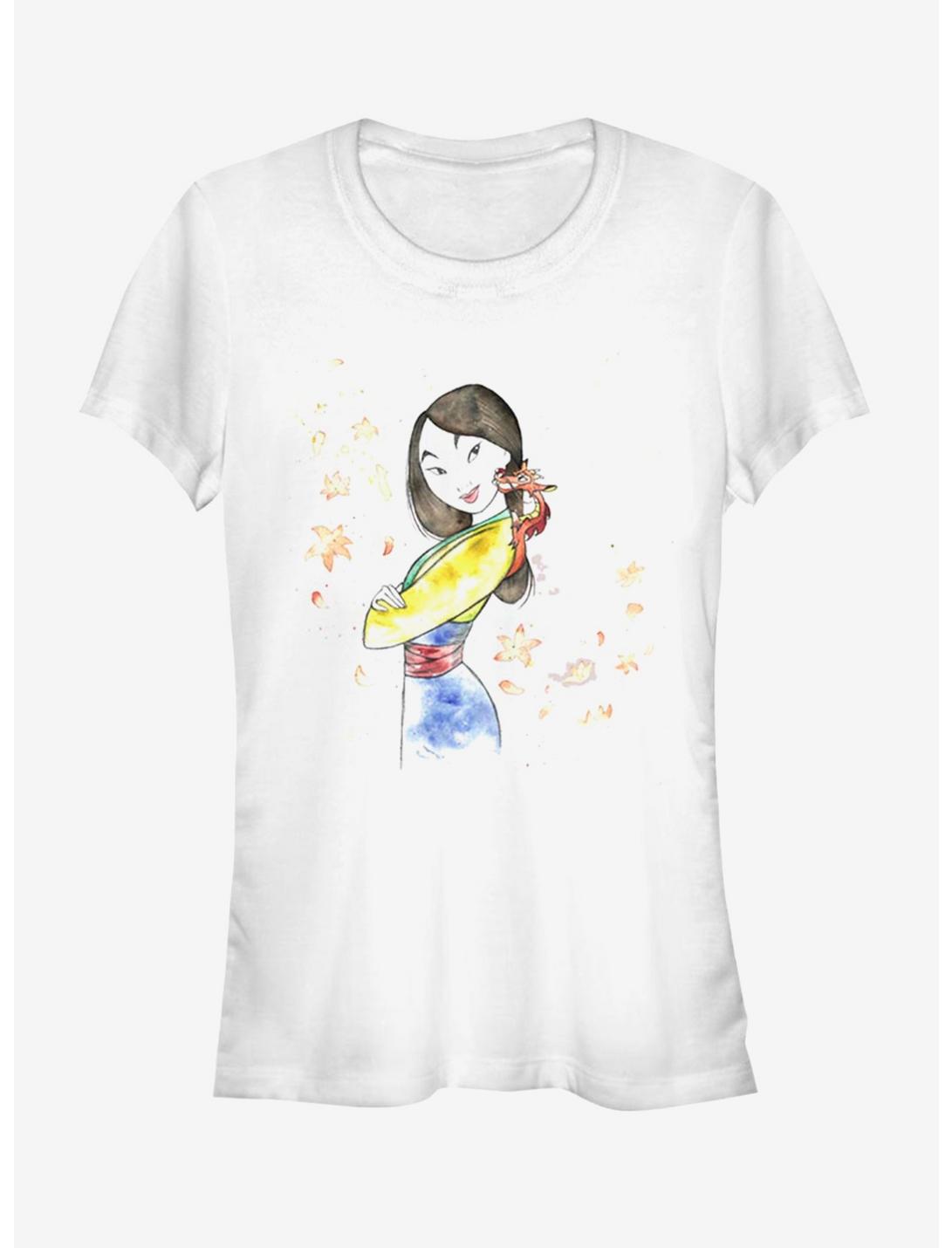 Disney Mulan Mulan And Mushu Watercolor Girls T-Shirt