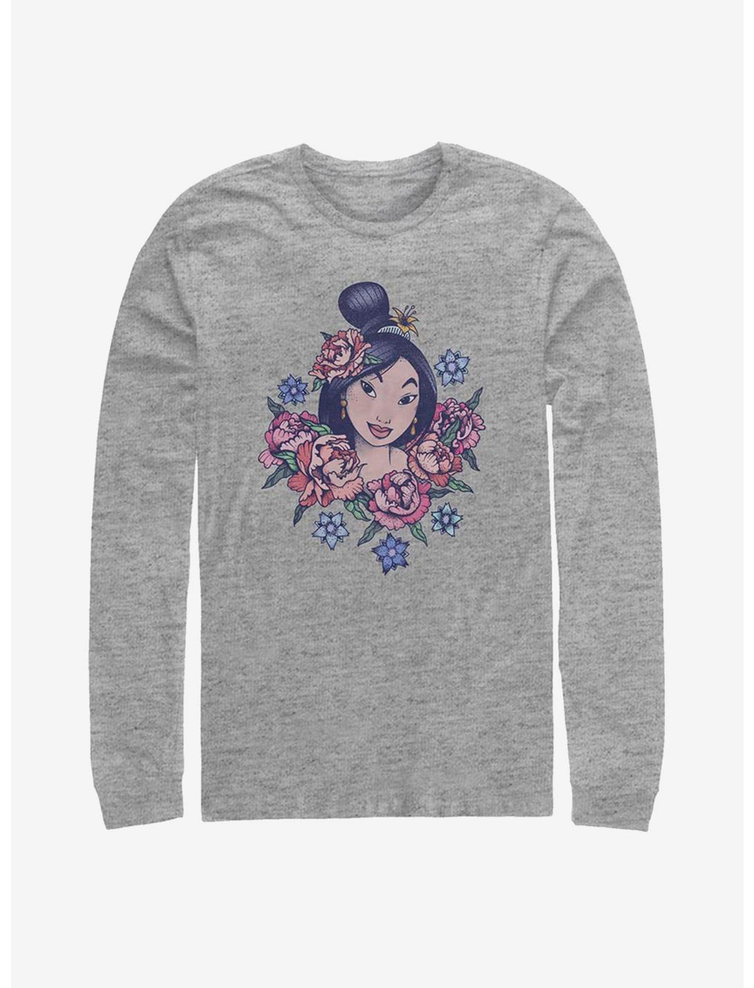 Disney Mulan Floral Portrait T-Shirt