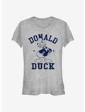 Disney Donald Duck Angry Pose Classic Girls T-Shirt