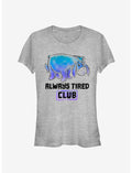 Disney Winnie The Pooh Eeyore Tired Club Classic Girls T-Shirt