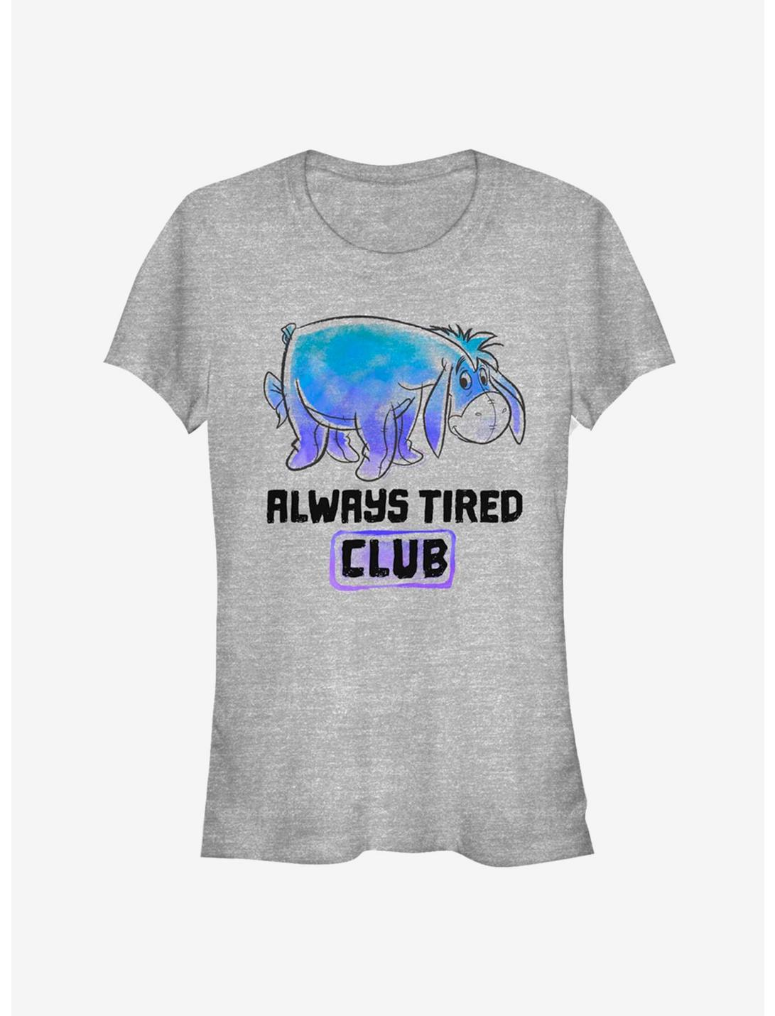 Disney Winnie The Pooh Eeyore Tired Club Classic Girls T-Shirt