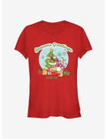 Disney Donald Duck Holiday Seasons Greetings From Son Classic Girls T-Shirt