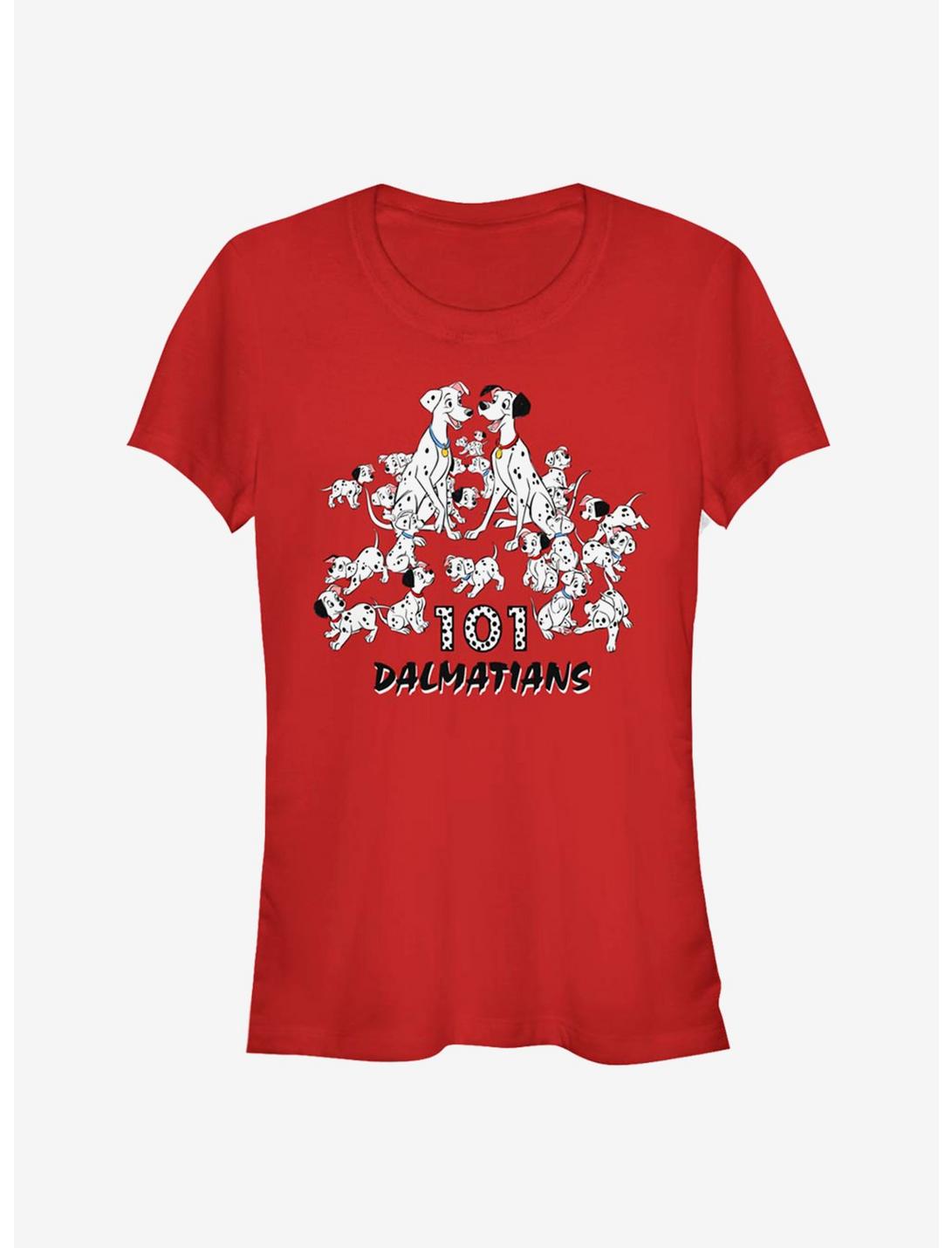 Disney 101 Dalmatians The Whole Gang Classic Girls T-Shirt