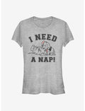 Disney 101 Dalmatians I Need A Nap Classic Girls T-Shirt