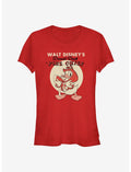 Disney Donald Duck Fire Chief Classic Girls T-Shirt