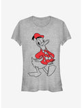 Disney Donald Holiday Outline Classic Girls T-Shirt