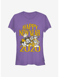 Disney Mickey Mouse Crew Happy New Year 2020 Classic Girls T-Shirt