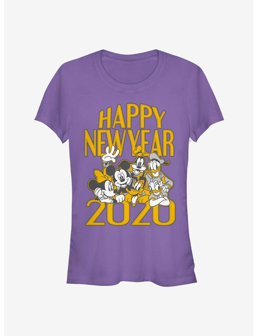 Disney Mickey Mouse Crew Happy New Year 2020 Classic Girls T-Shirt