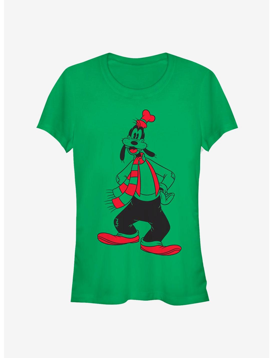 Disney Goofy Holiday Winter Outfit Classic Girls T-Shirt
