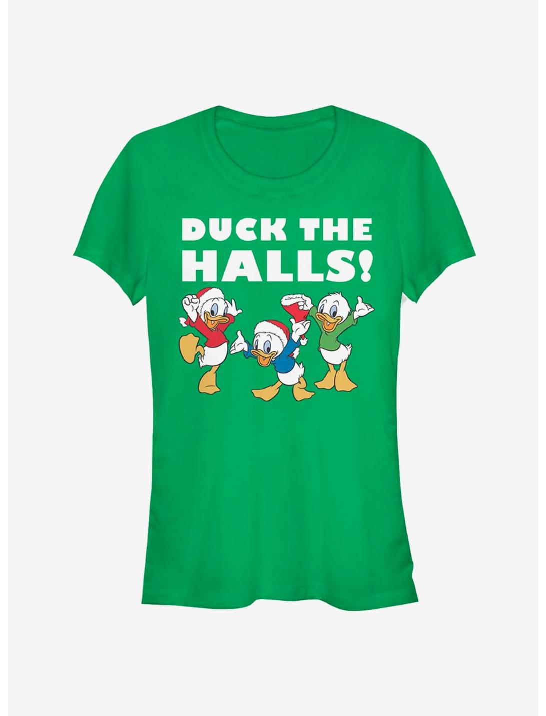 Disney Huey, Dewey & Louie Duck The Halls Holiday Girls T-Shirt