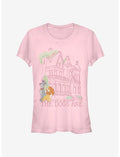 Disney Lady And The Tramp Stitch Home Is Where The Dogs Are Classic Girls T-Shirt