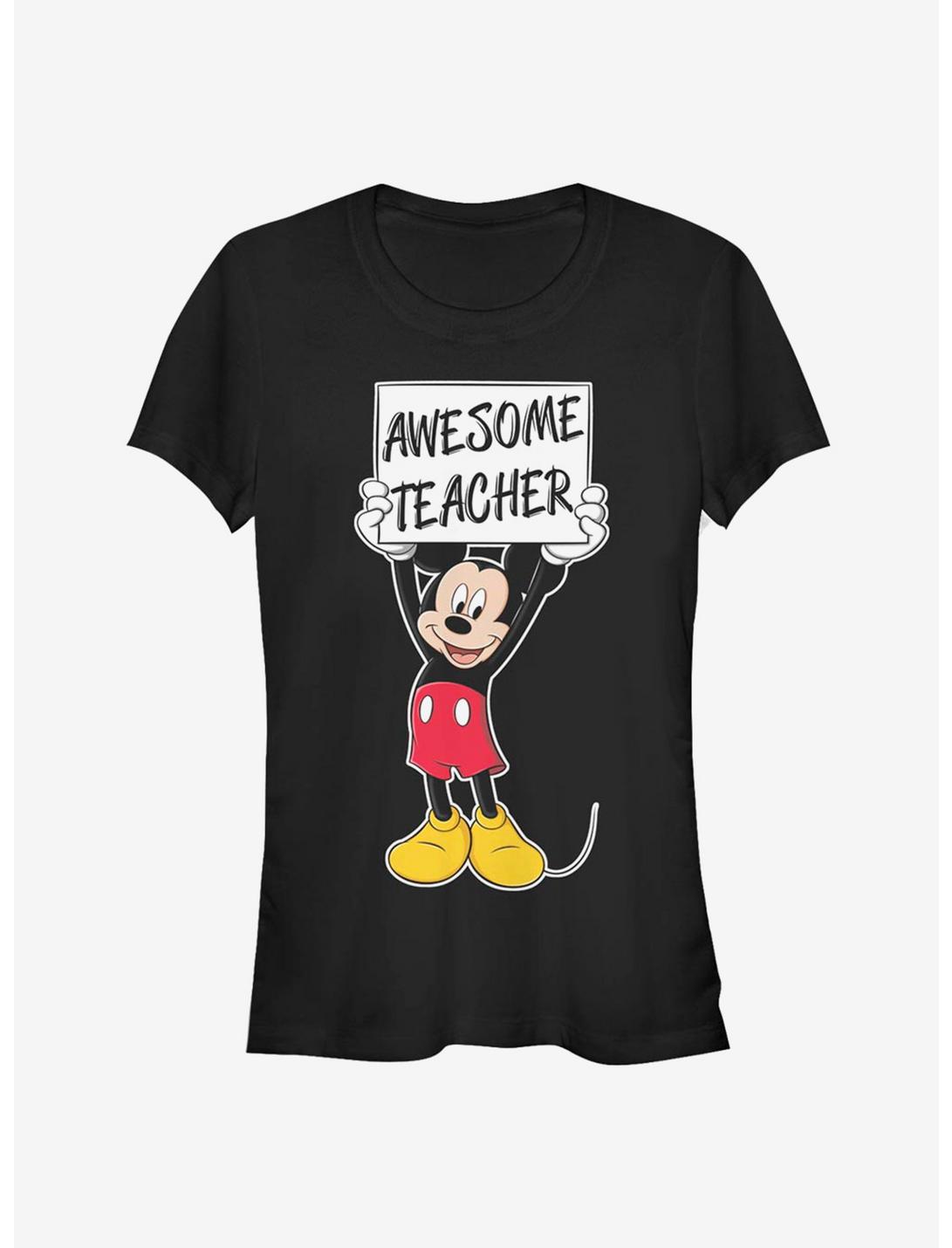 Disney Mickey Mouse Awesome Teacher Classic Girls T-Shirt