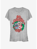 Disney Lilo & Stitch Christmas Wreath Girls T-Shirt