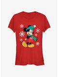 Disney Mickey Mouse Holiday Pose Classic Girls T-Shirt